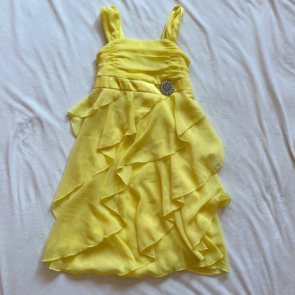 Gold Flowy Dress